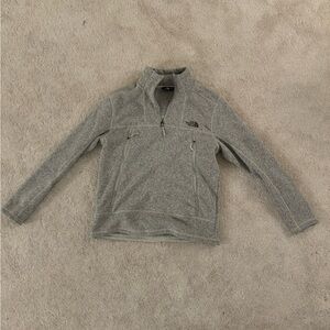The North Face Men's Large Heather Grey Fleece Pullover